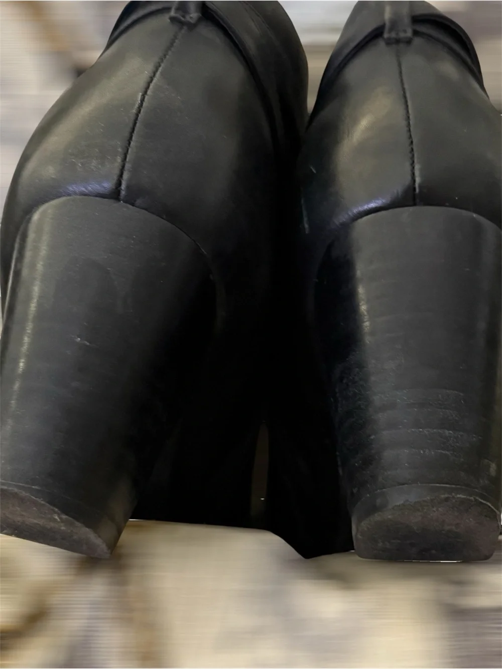 Vionic Upton Black Leather Ankle Boot